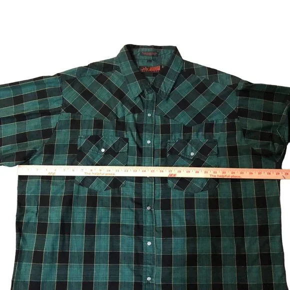 Canyon Ridge Outfitters Shirt Mens 3XT Tall Plain Pearl Snap - Picture 14 of 16